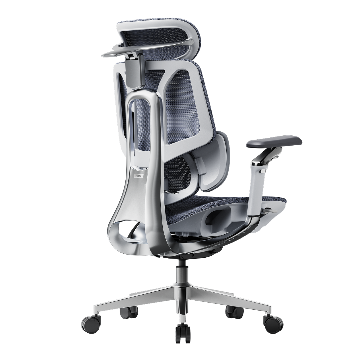 HBADA E3 Pro 2026 Edition black ergonomic office chair featuring 720-degree rotating armrests~0-1