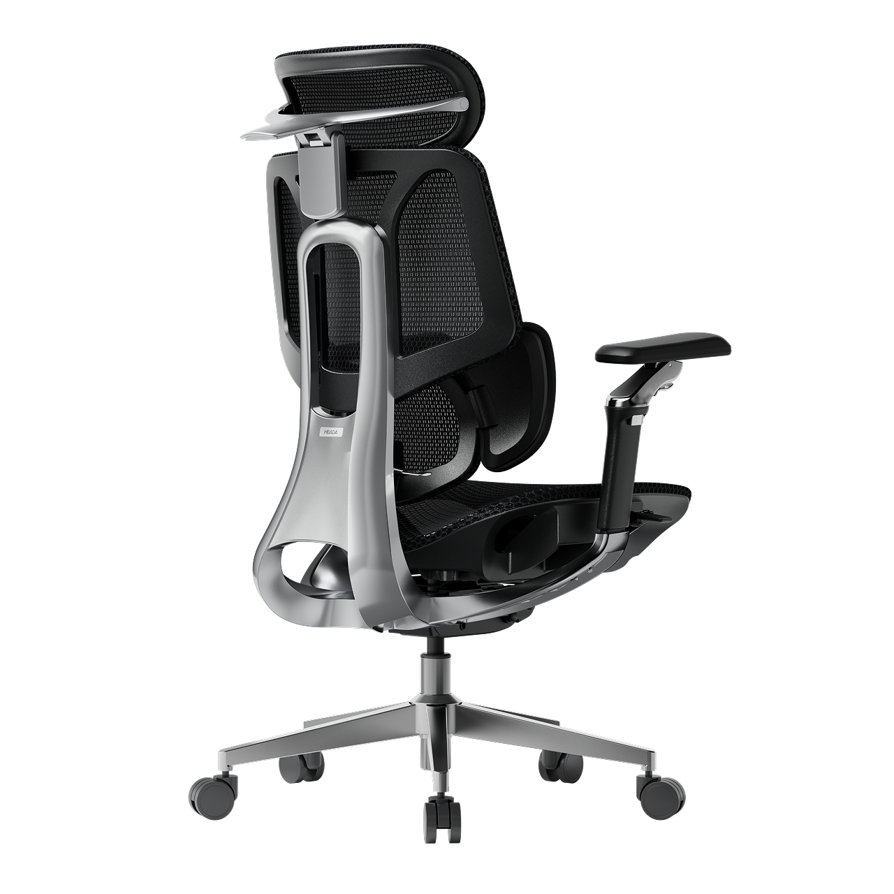 Premium chair ergonomic office solution: HBADA E3 Pro black featuring patented dynamic lumbar tracking~1-1