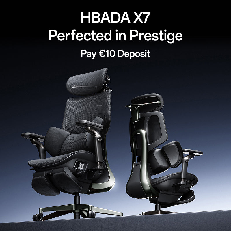Ergonomische Funktionen des HBADA x7 Pro Bürostuhls