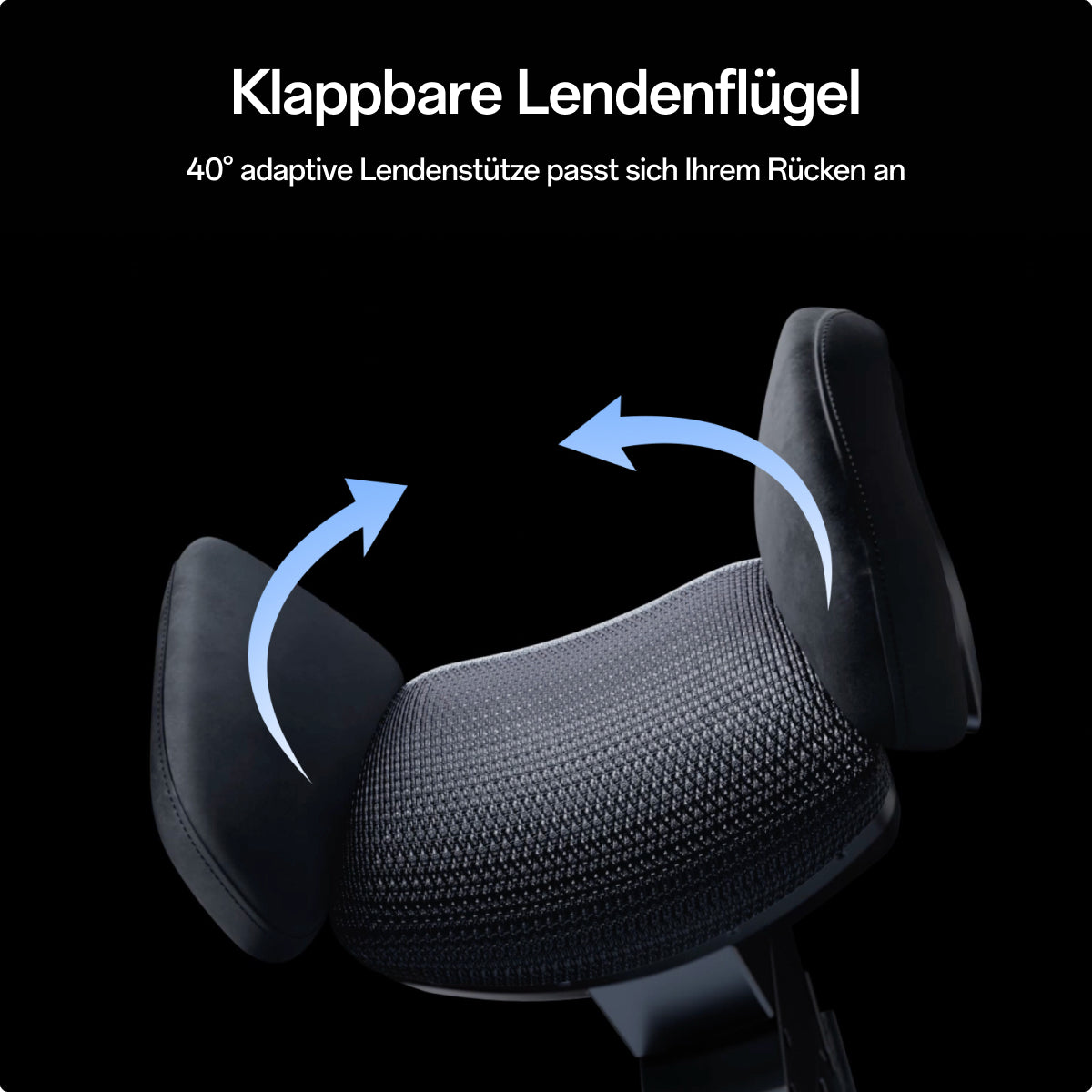 Verstellbare Lordosenstütze des HBADA X7 Prestige