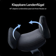 Verstellbare Lordosenstütze des HBADA X7 Prestige