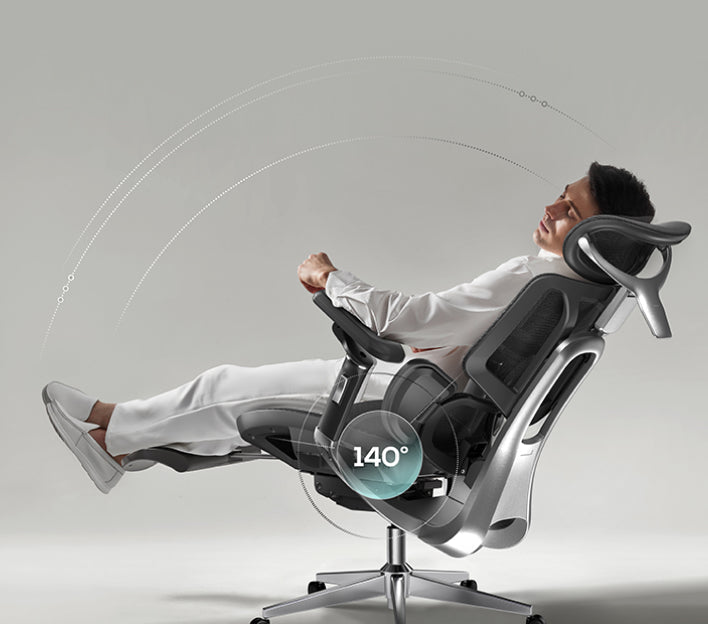 140° komfortable Neigung