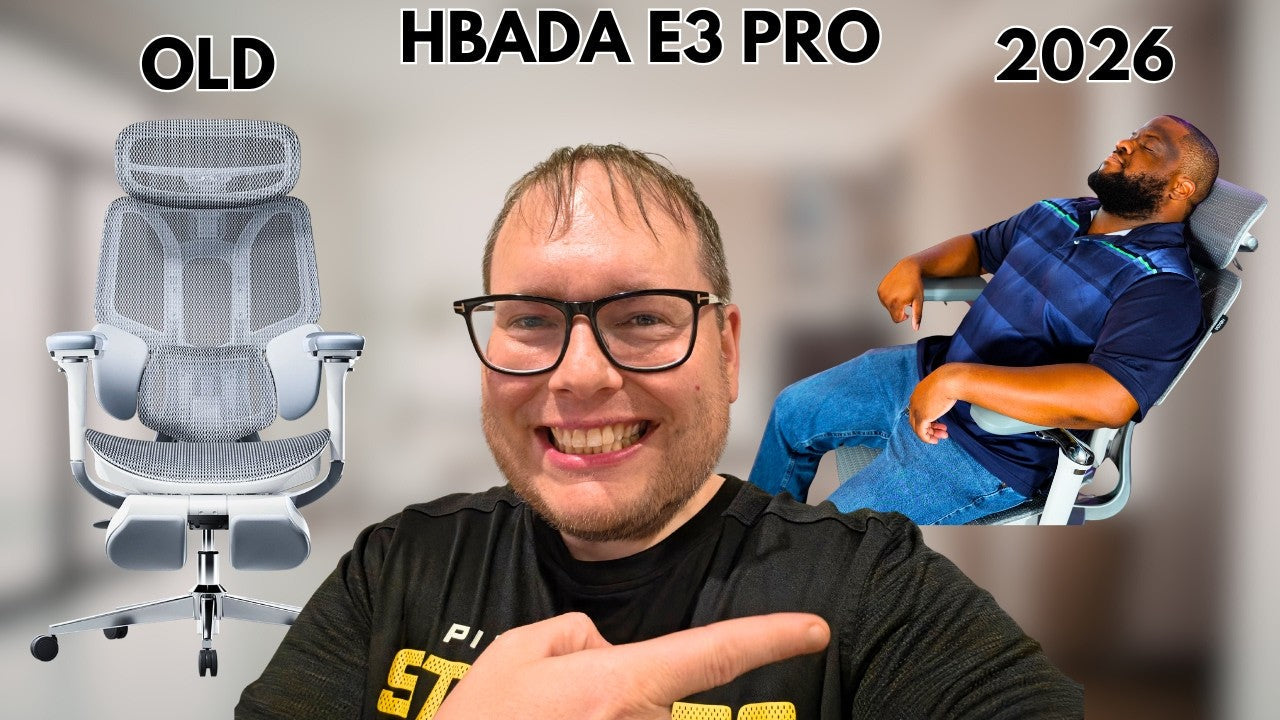 Testbericht zur neuen HBADA E3 Pro 2026 Edition – Schluss mit Müdigkeit am Schreibtisch dank maximaler Verstellbarkeit